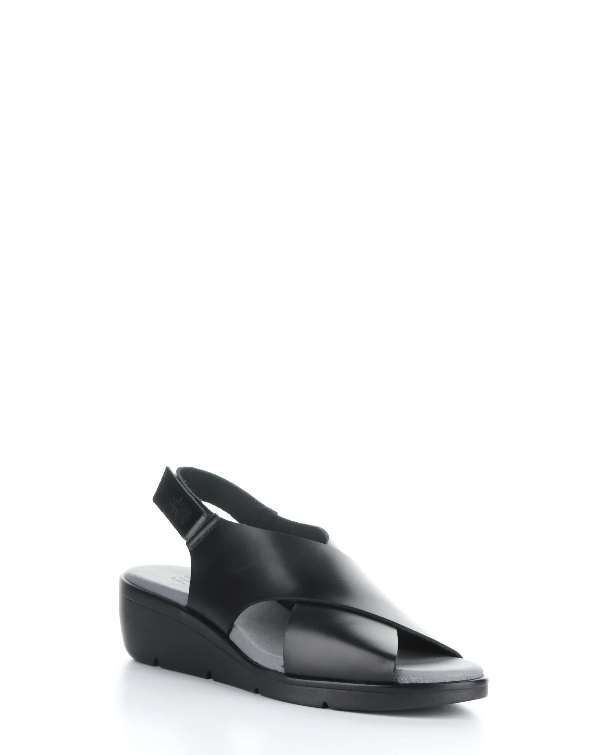 NABI058FLY 002 BLACK Open Toe Sandals