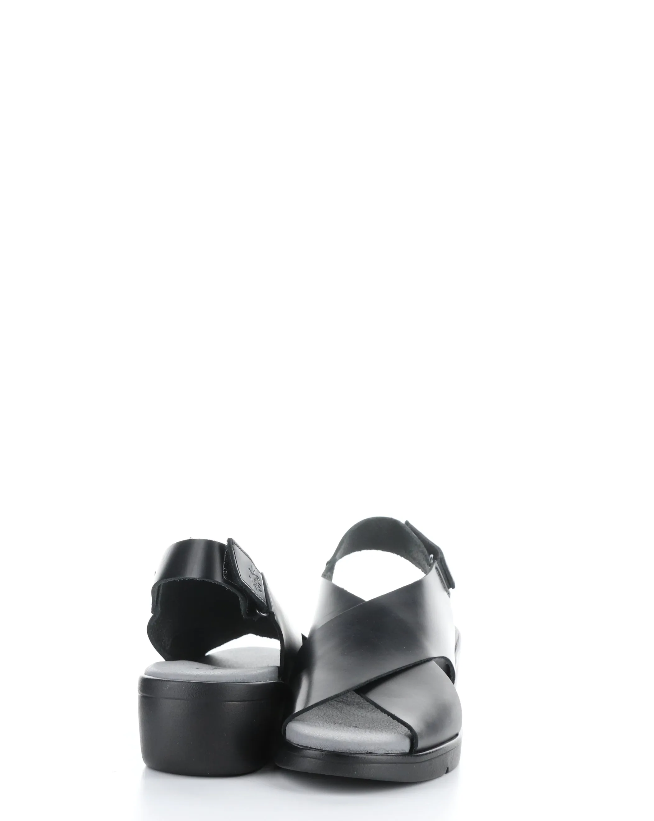 NABI058FLY 002 BLACK Open Toe Sandals