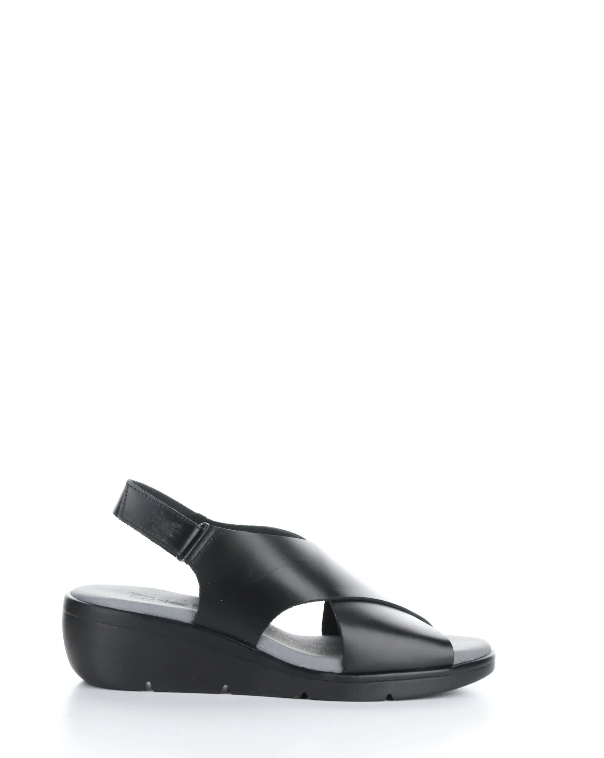 NABI058FLY 002 BLACK Open Toe Sandals