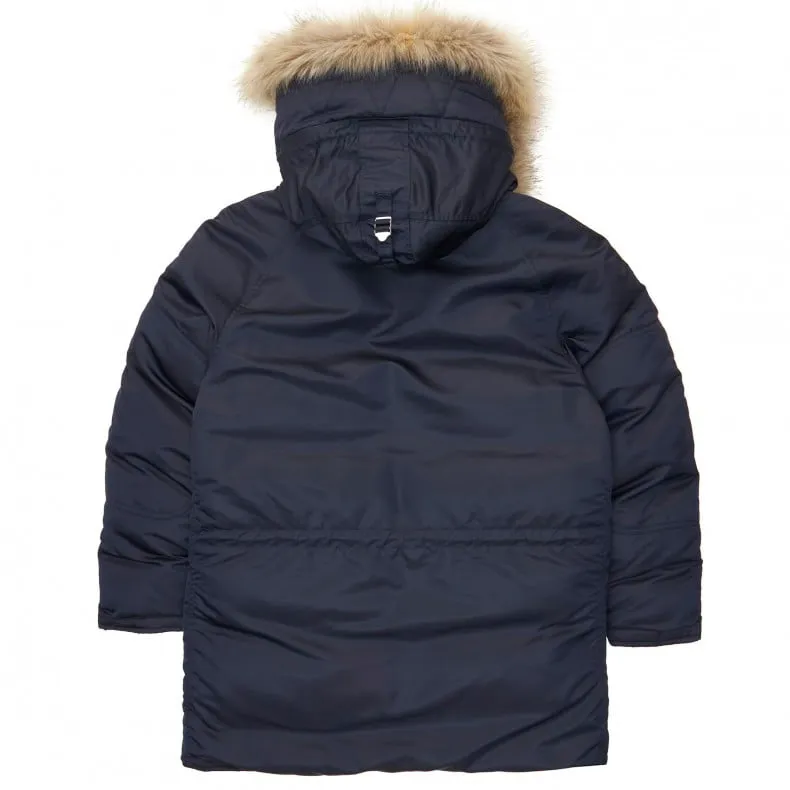 Nanamica Navy Blue Harbor Down Coat