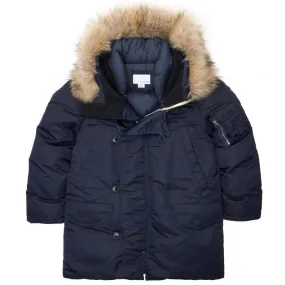 Nanamica Navy Blue Harbor Down Coat