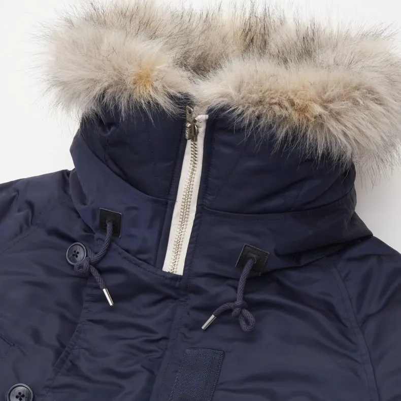 Nanamica Navy Blue Harbor Down Coat