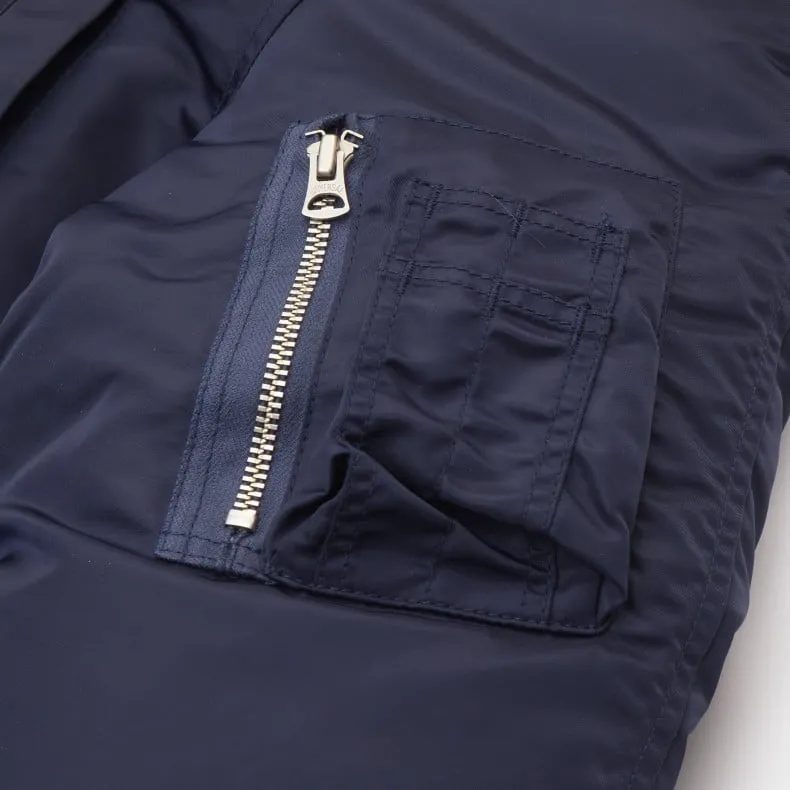 Nanamica Navy Blue Harbor Down Coat