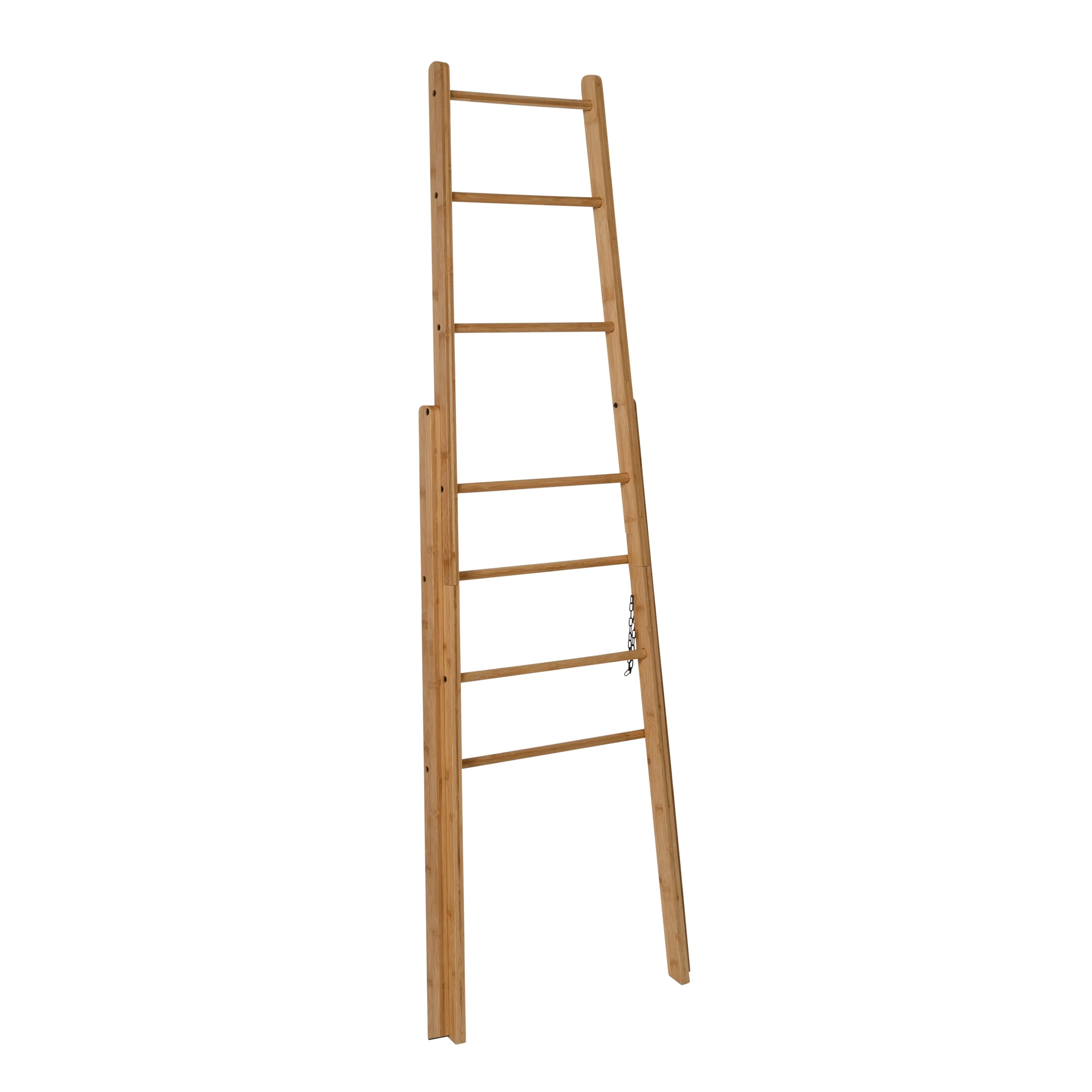 Bamboo Folding Ladder Stand