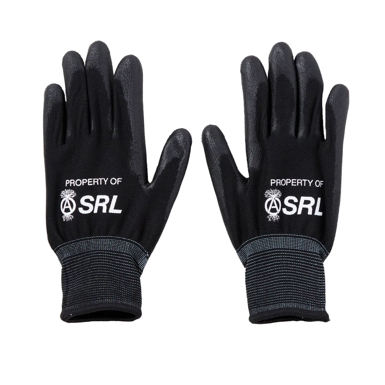 Neighborhood SRL Glove Set Black White