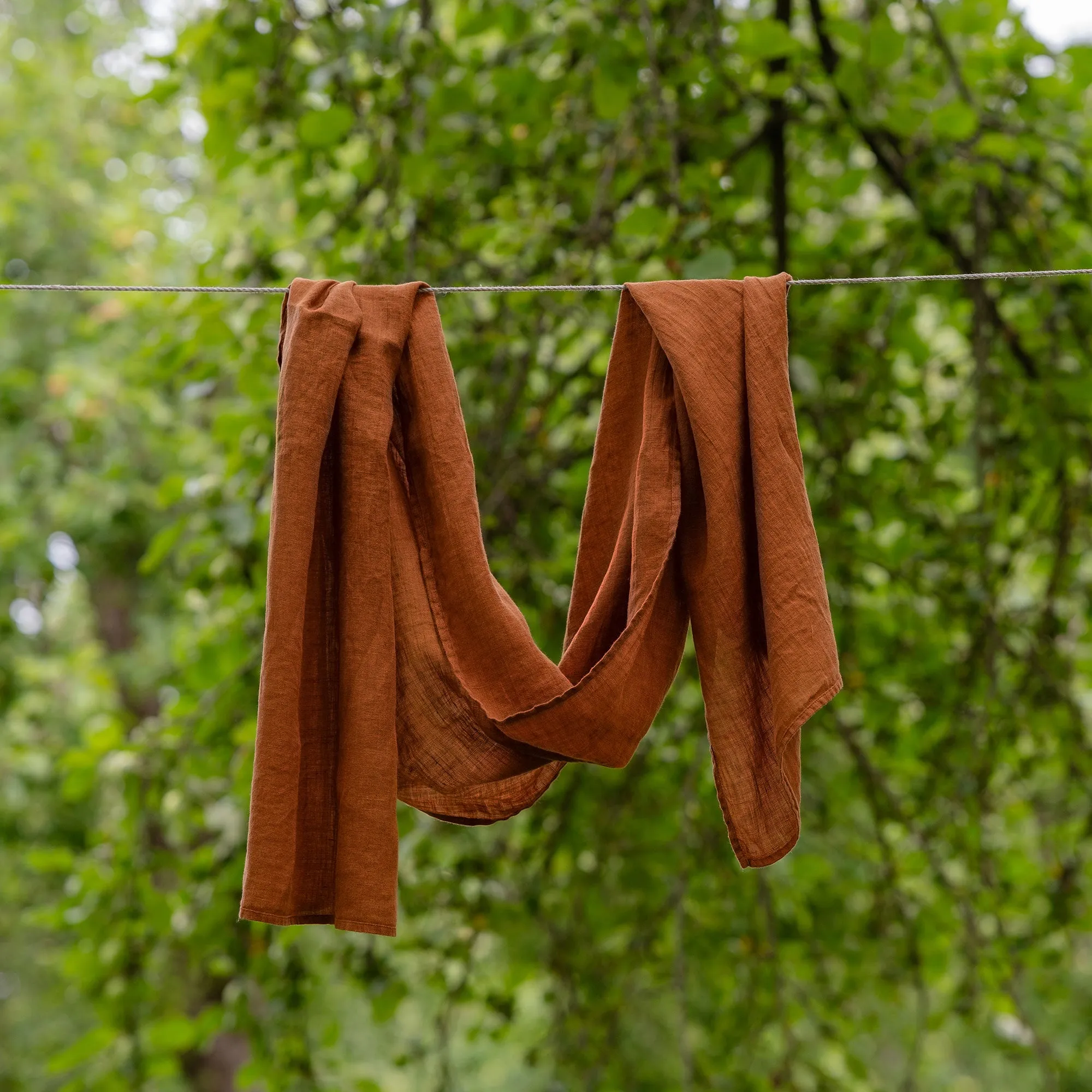 Neutral Linen Scarf