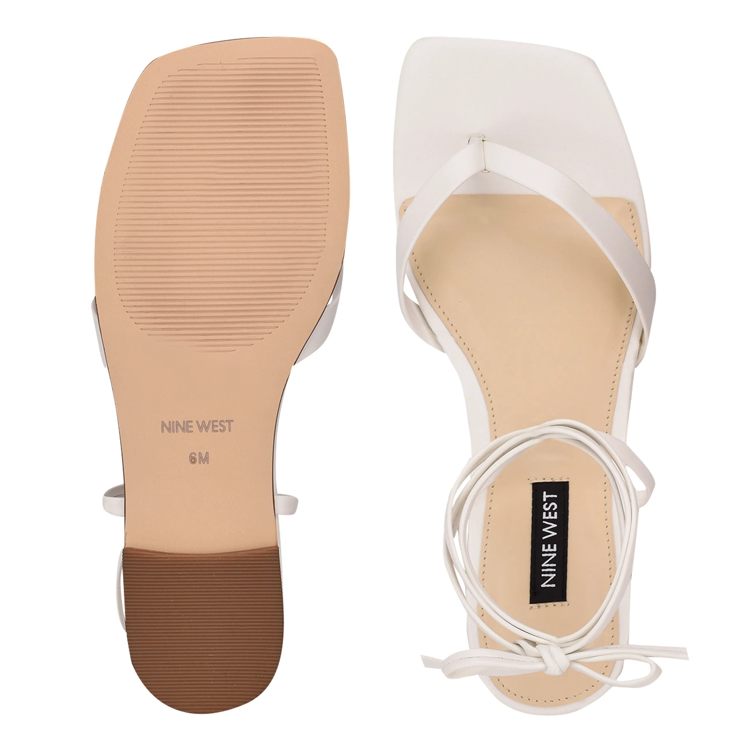 News Flat Sandals with Ankle Wrap