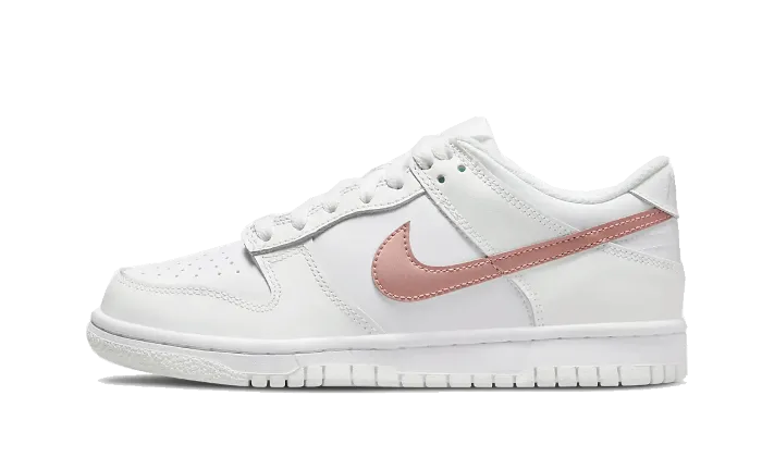 Nike White Pink Dunk Low