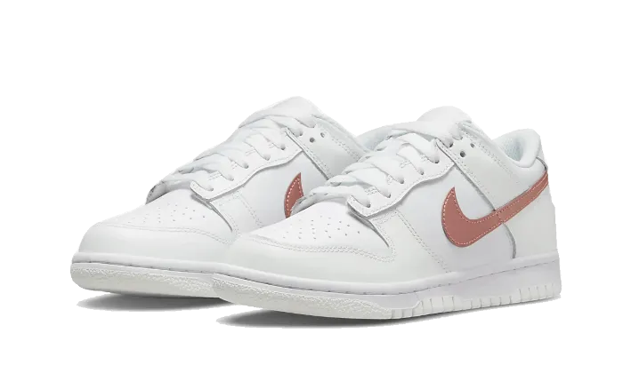 Nike White Pink Dunk Low