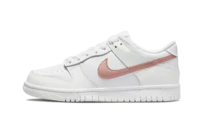 Nike White Pink Dunk Low