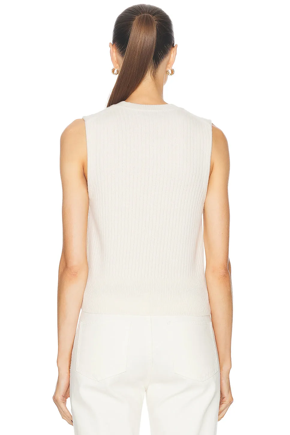 NILI LOTAN Iker Sweater Vest - Sleeveless Knit Top