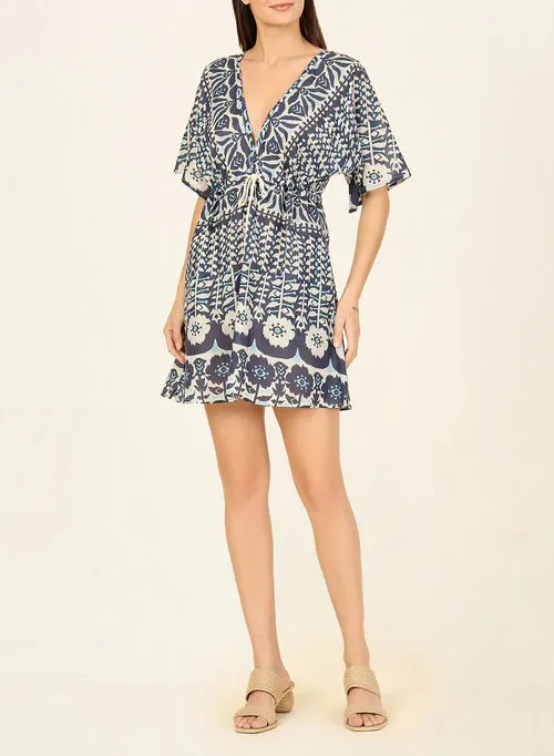 Omika Pia Mini Resort Dress Caftan