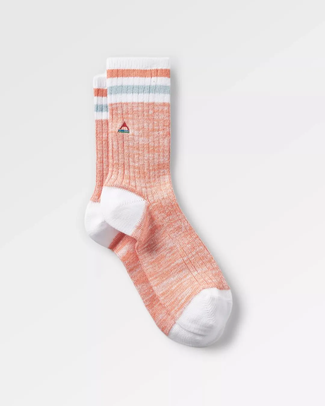 Apricot Organic Ribbed Mid-Weight Socks