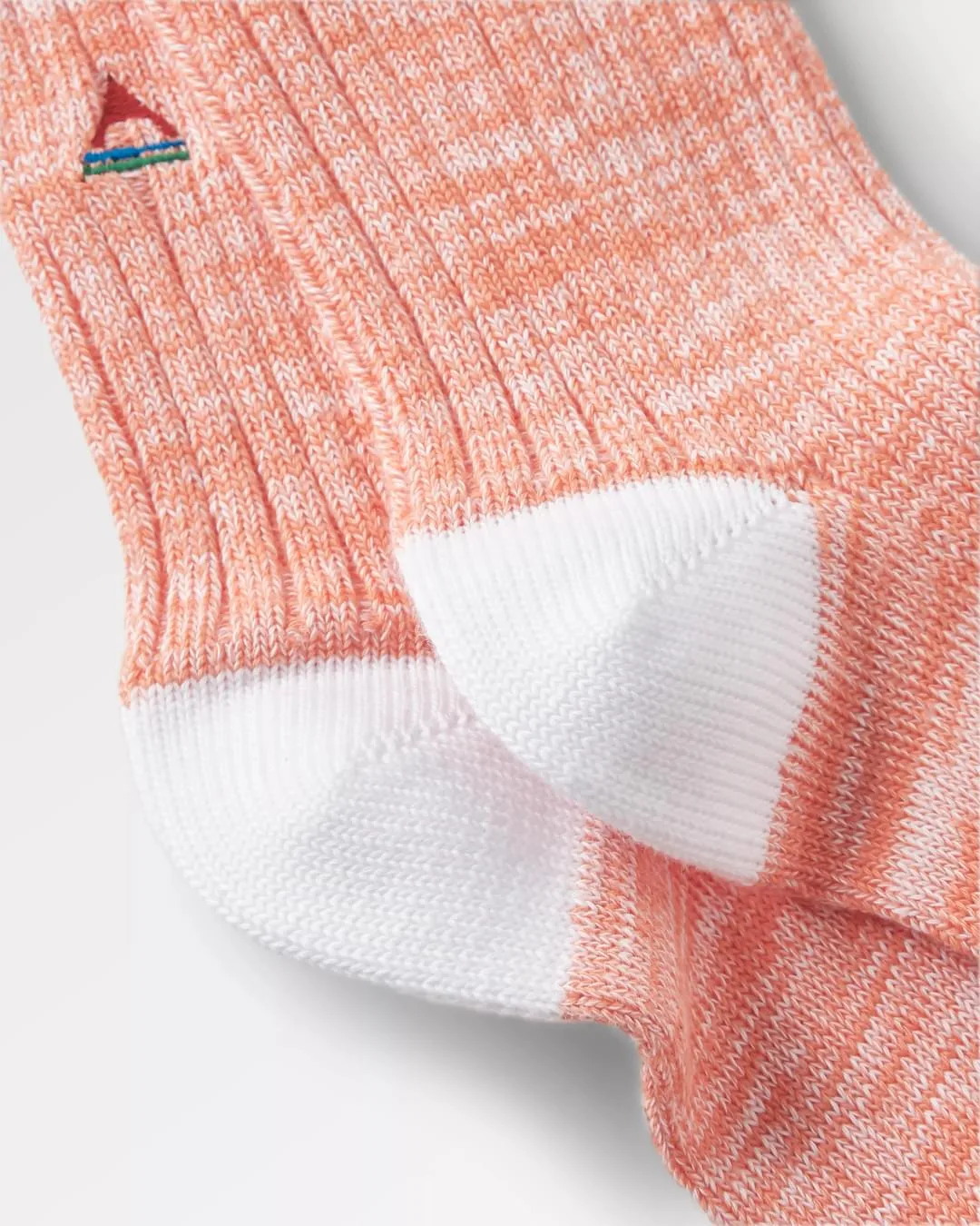 Apricot Organic Ribbed Mid-Weight Socks