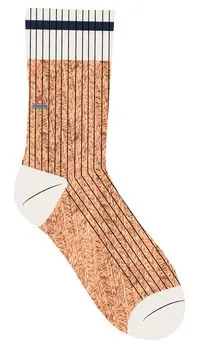 Apricot Organic Ribbed Mid-Weight Socks