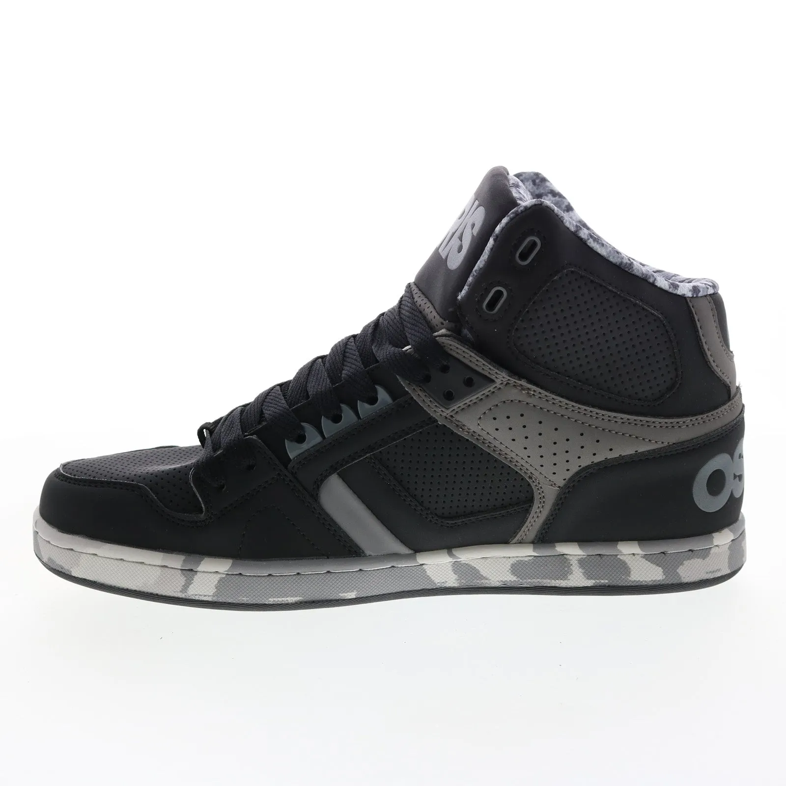 Osiris NYC 83 CLK 1343 2856 Black Synthetic Skate Sneakers Shoes