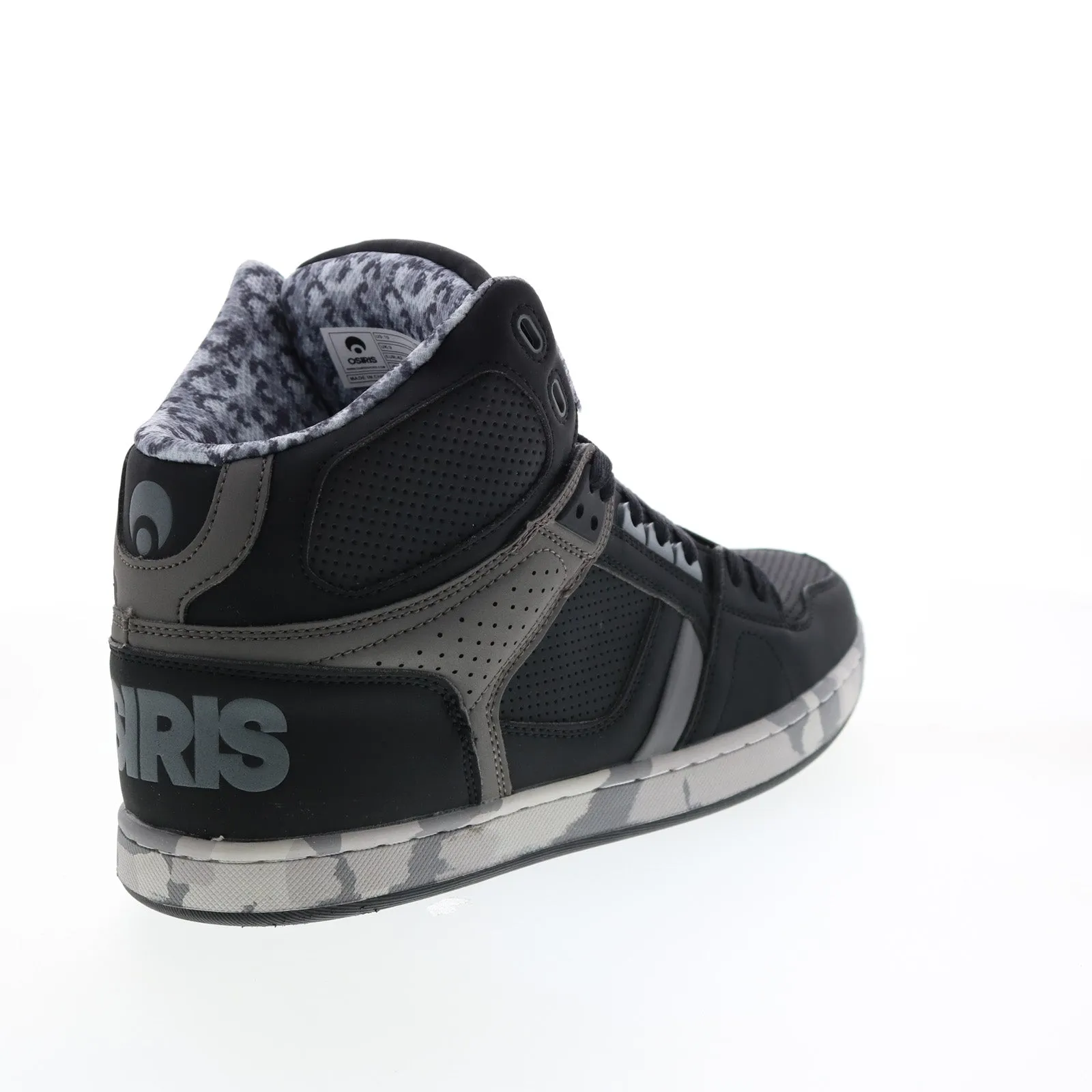 Osiris NYC 83 CLK 1343 2856 Black Synthetic Skate Sneakers Shoes