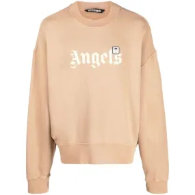 Palm Angels Beige Men's Jumper PMBA026F22FLE0046410