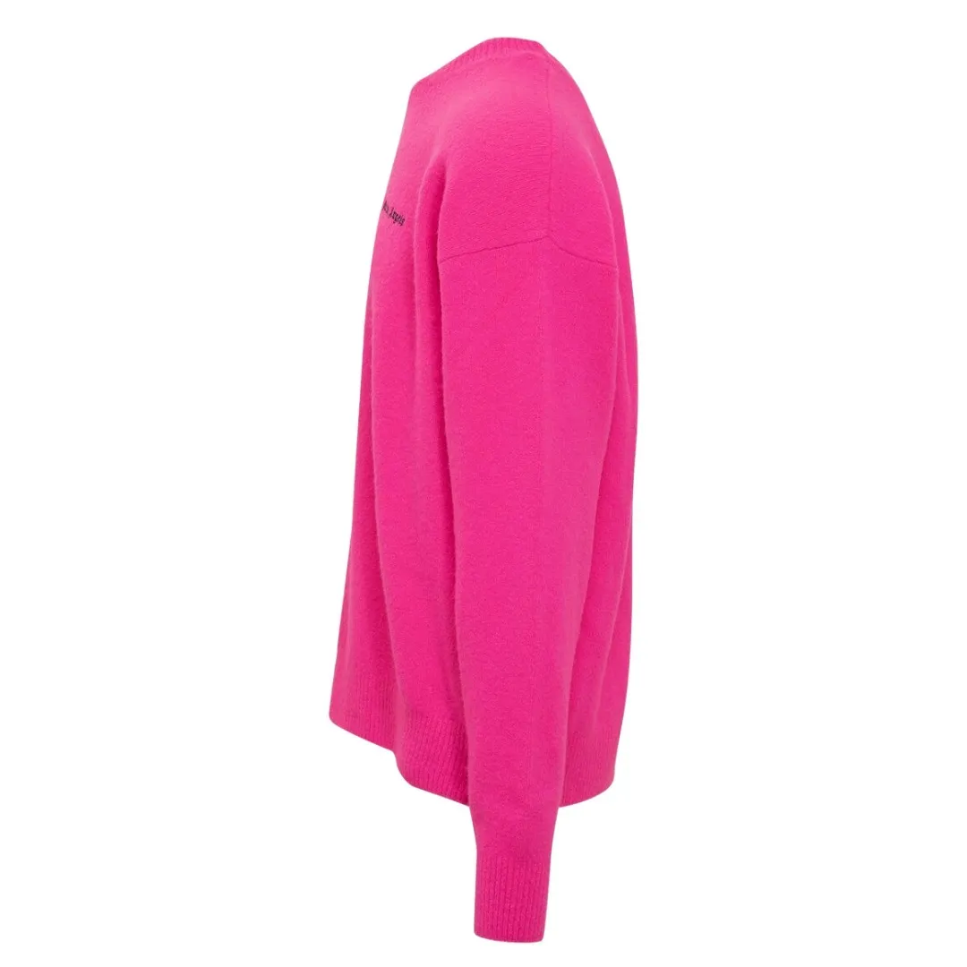 Palm Angels  |Crew Neck Wool Cashmere Street Style Long Sleeves Plain Logo