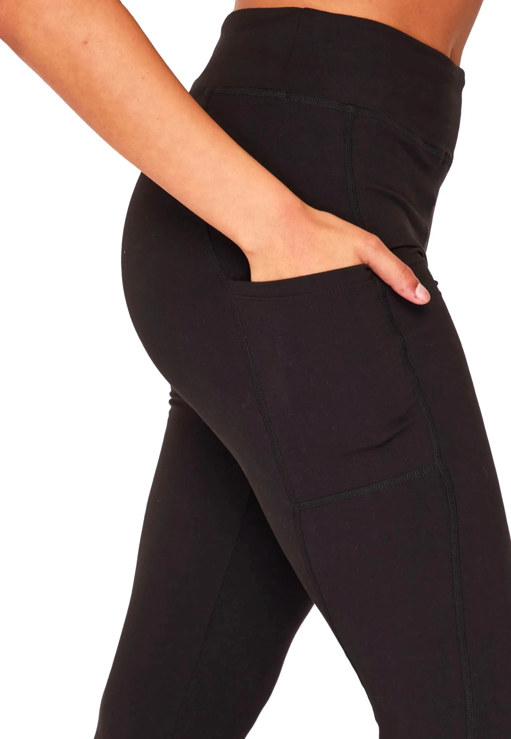 Pamela Mann Black Leggings With Pockets