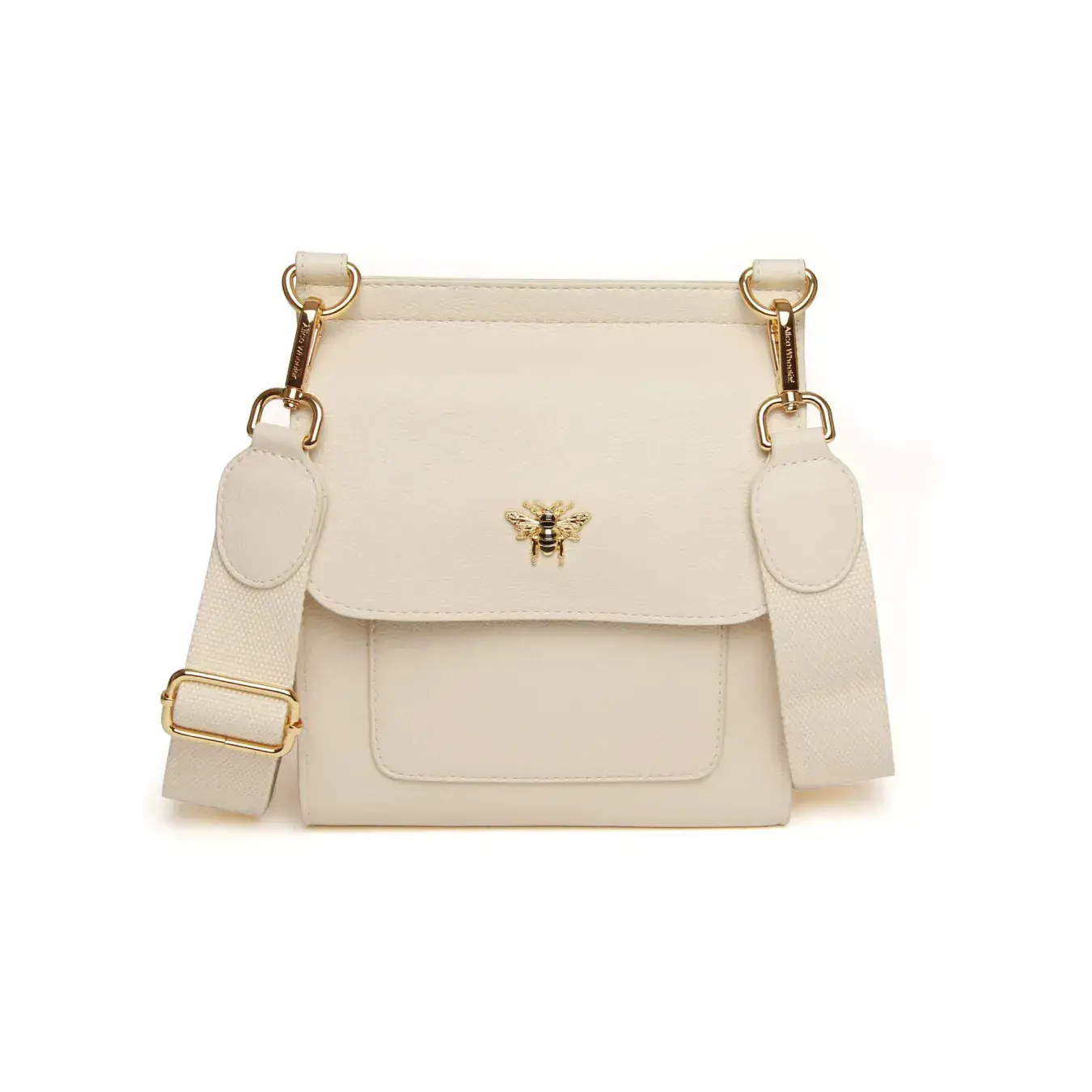 Pastel Cream Alice Wheeler Bloomsbury Crossbody Bag