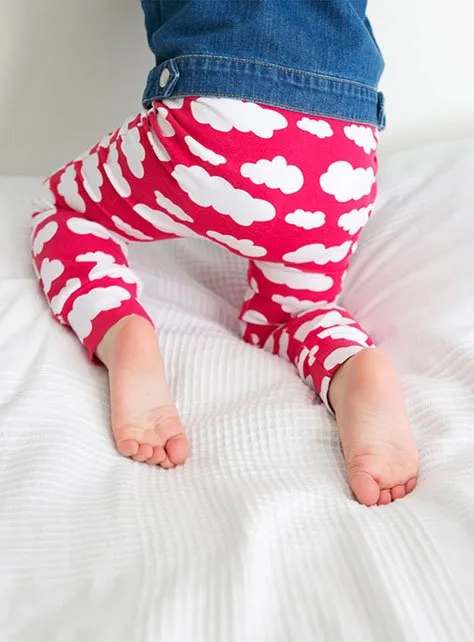 Pink Cloud Leggings 6-12 Month