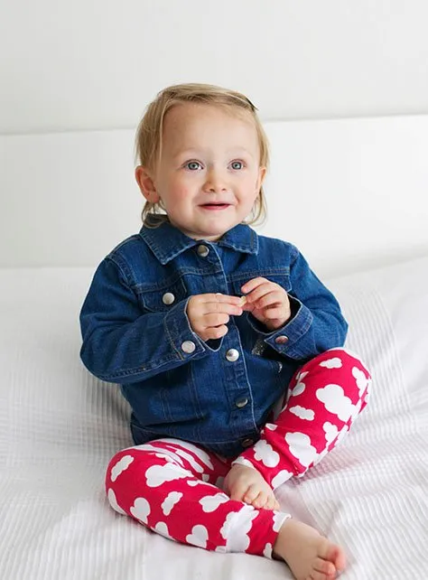 Pink Cloud Leggings 6-12 Month