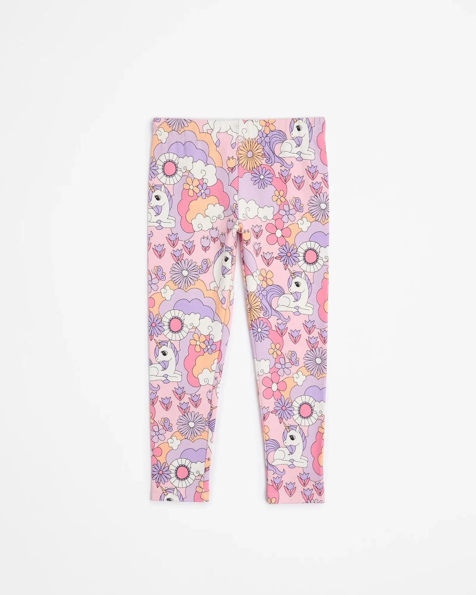 Pink Unicorn Print Leggings - Bestseller