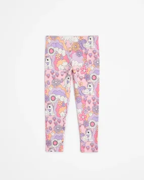 Pink Unicorn Print Leggings - Bestseller