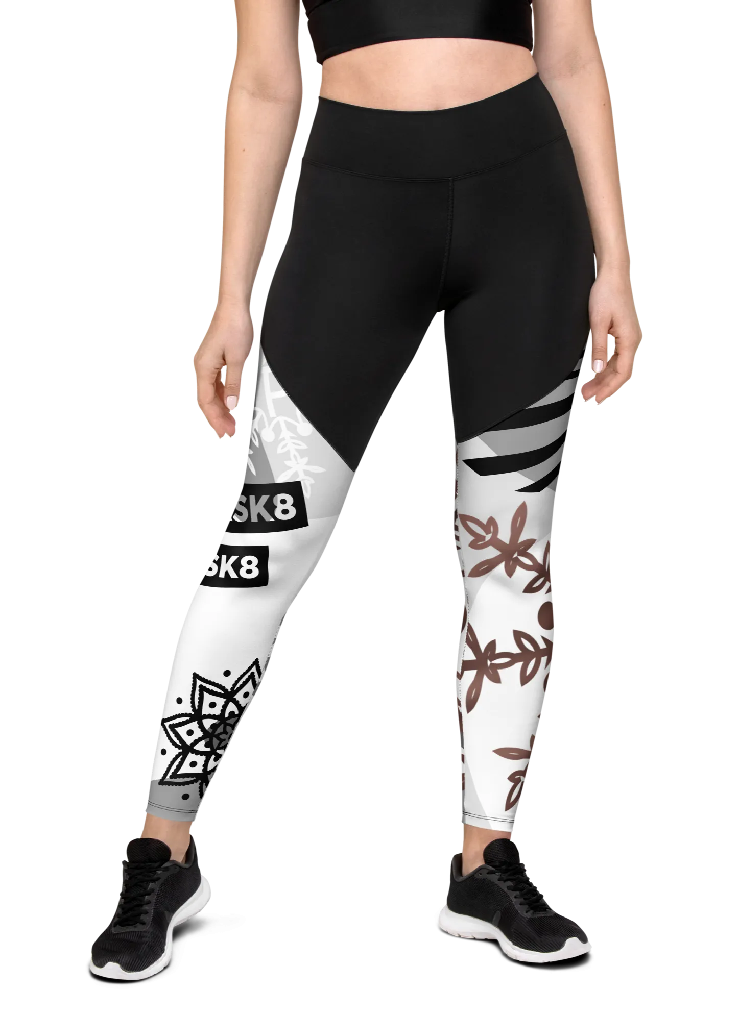 Pinkskate Printed Compression Leggings