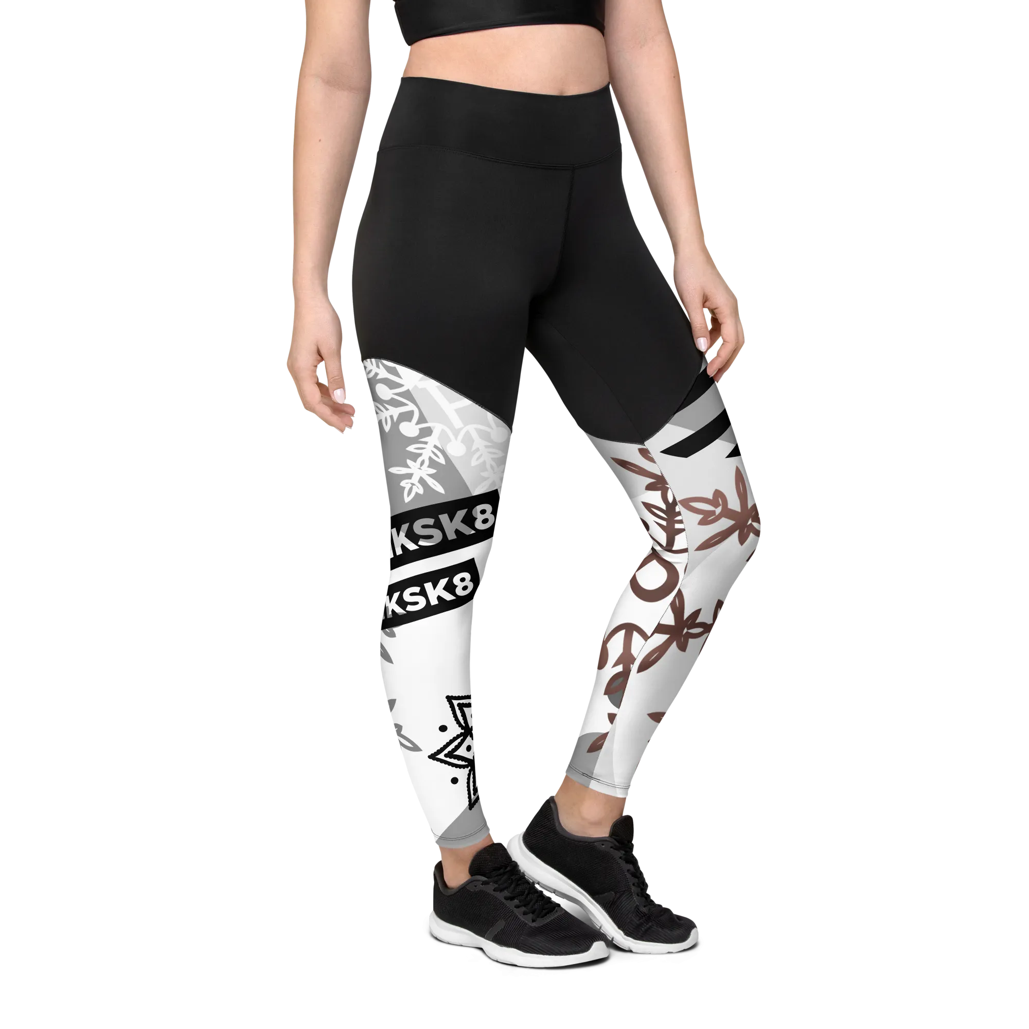 Pinkskate Printed Compression Leggings