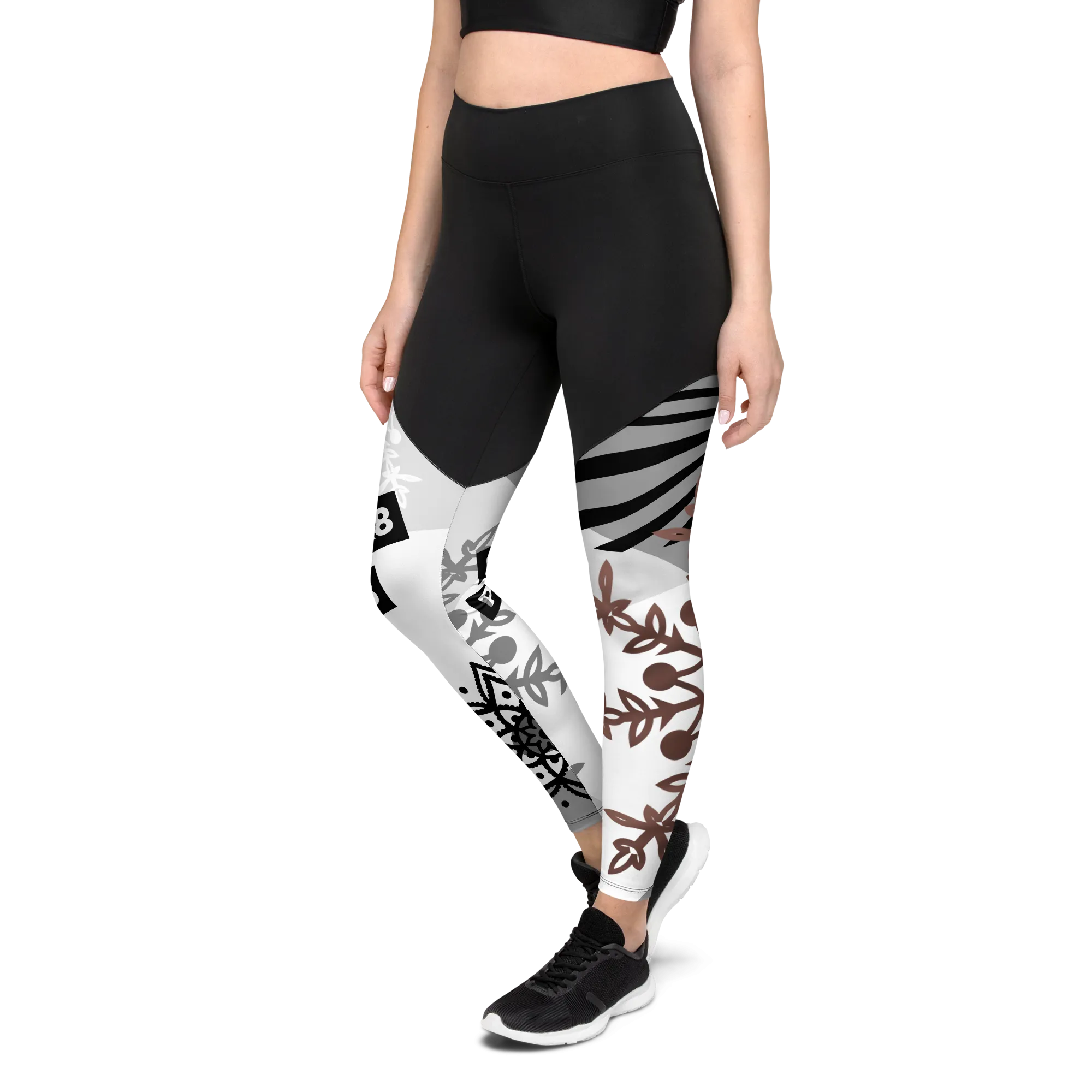 Pinkskate Printed Compression Leggings