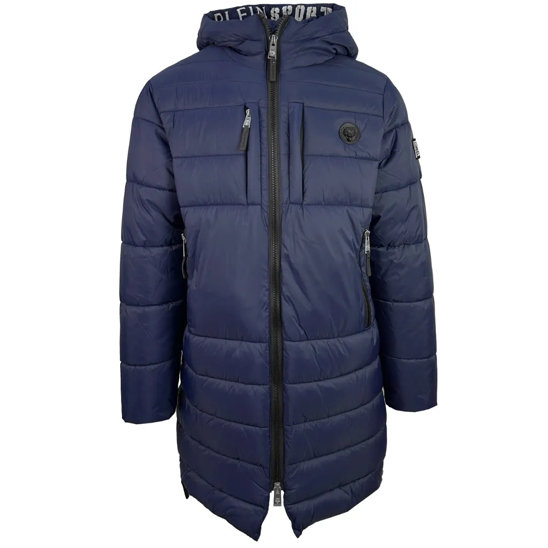 Plein Sport Navy Blue Men's Jacket Upps27E 85 - Shop Now