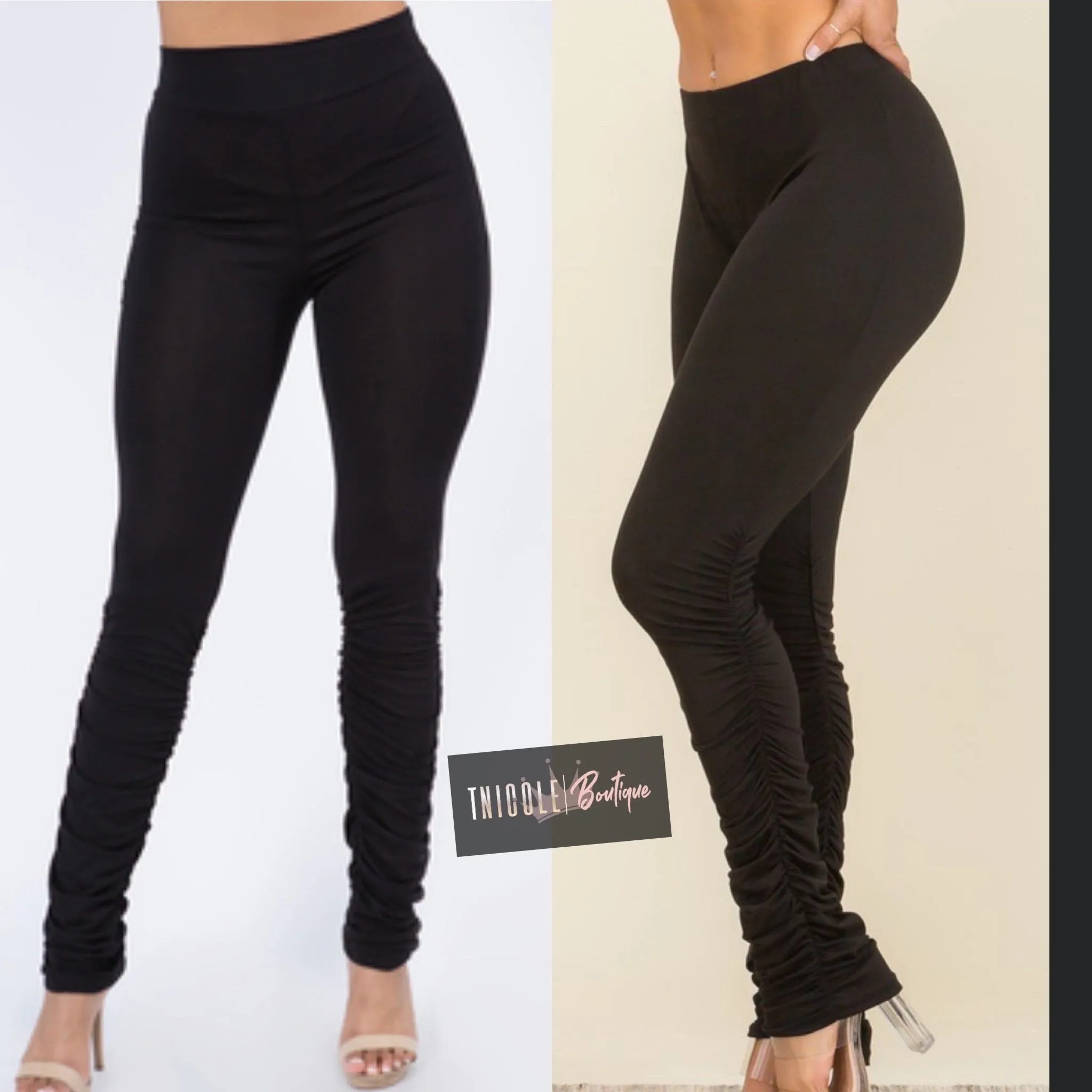 Plus Size Stacked Leggings