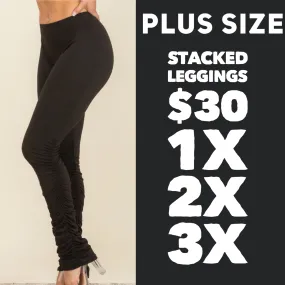 Plus Size Stacked Leggings