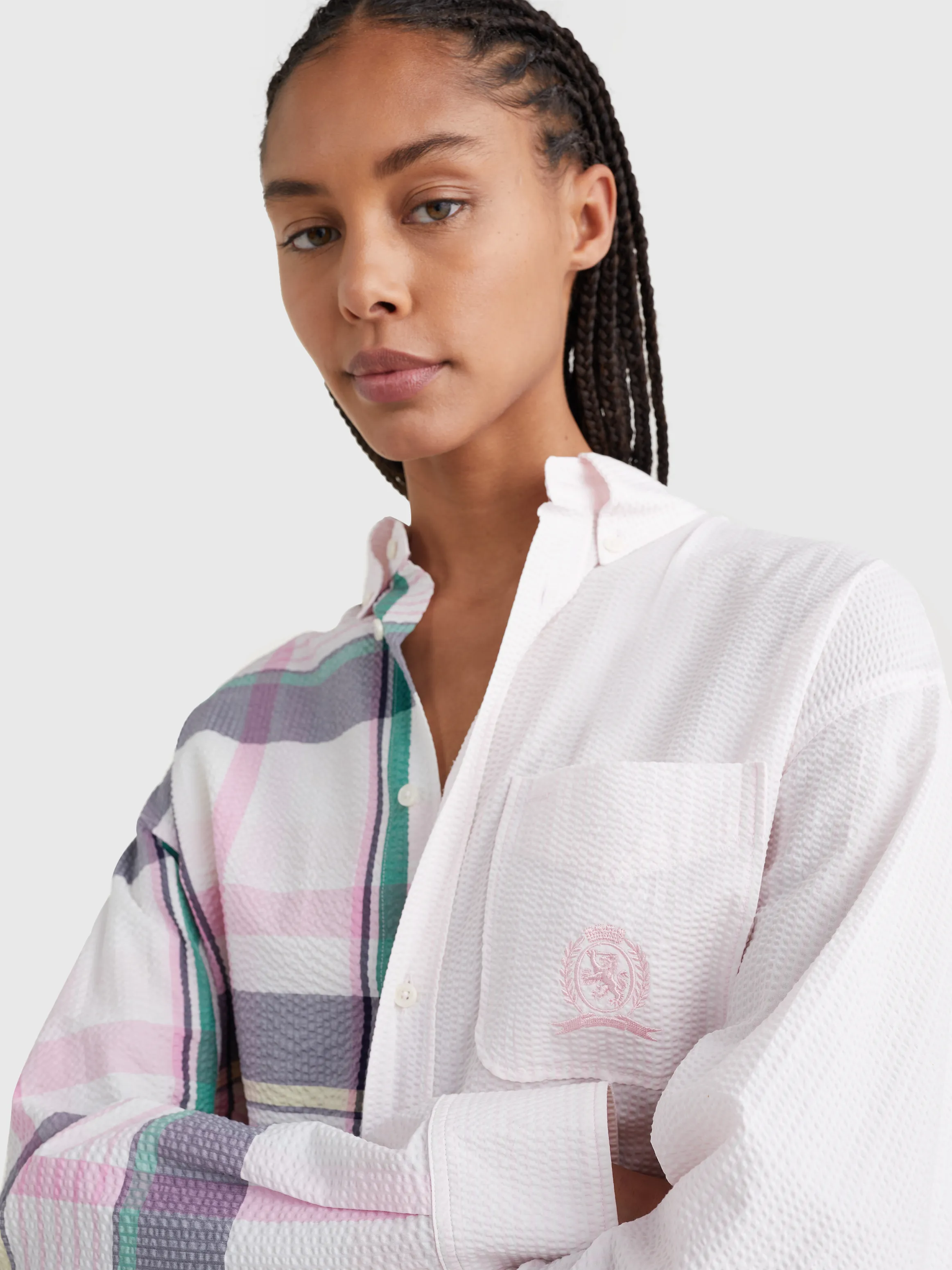 Prep Crest Madras Check Seersucker Shirt | Shirts | Tommy Hilfiger