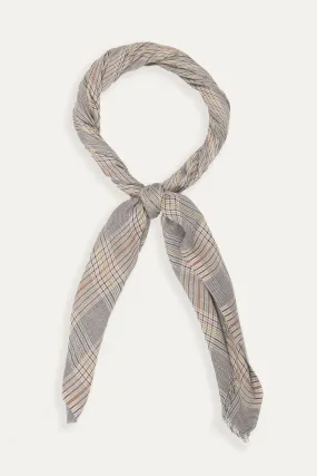 Printed Check Scarf