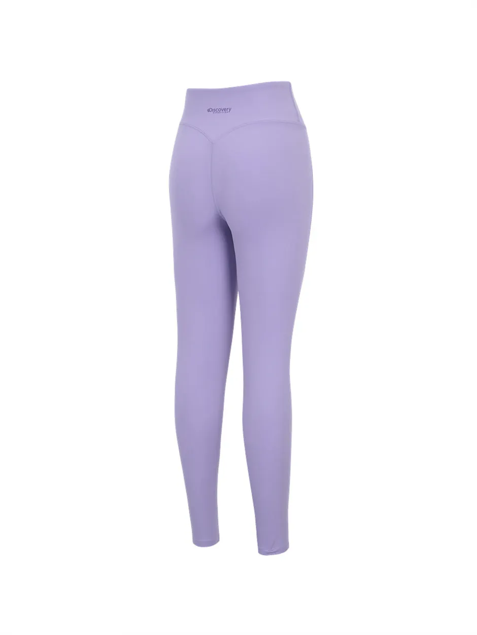 Purple Logo Leggings for Women