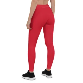 Red Santa Leggings