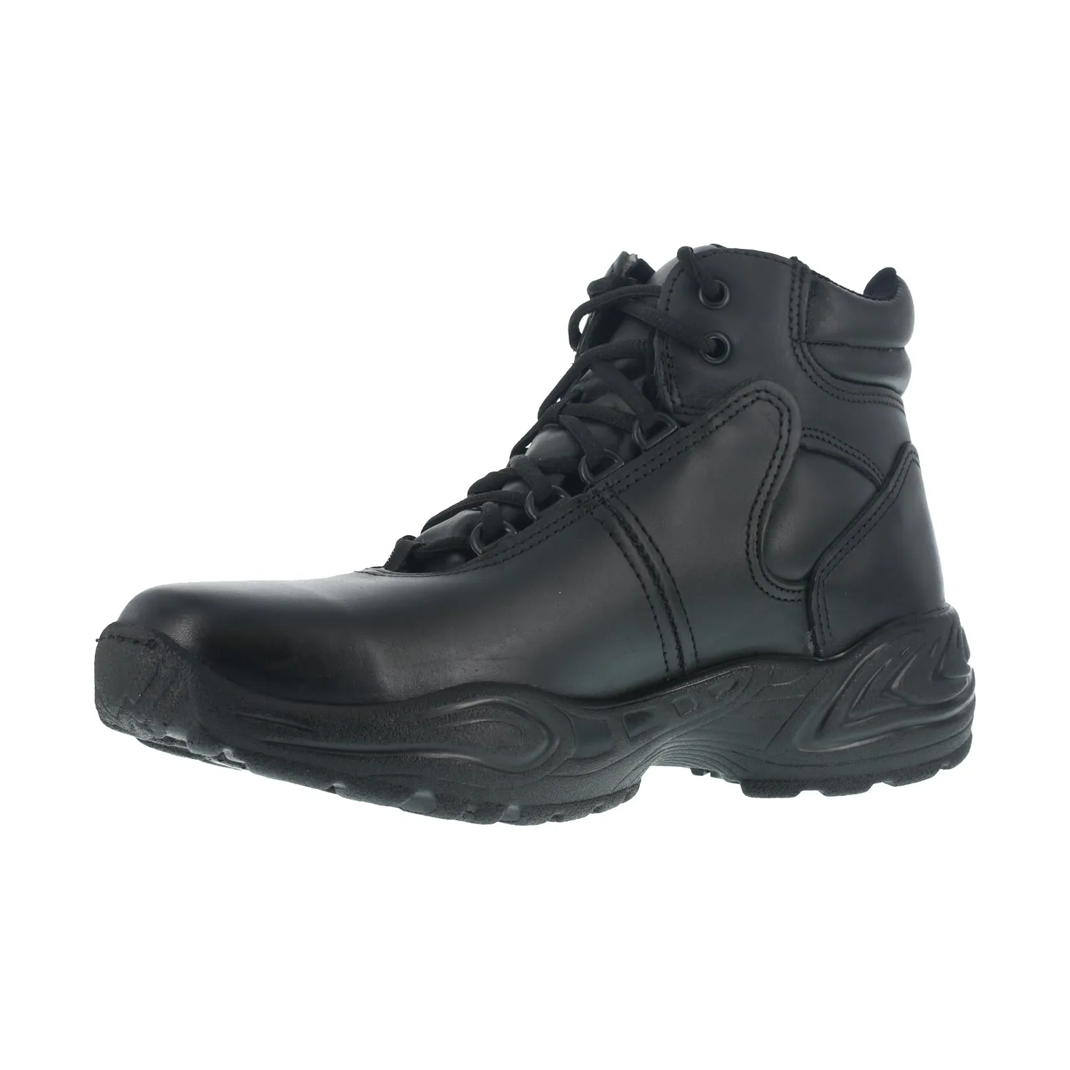 Reebok Men's Black Leather Chukka Work Boots for Postal Express Delivery