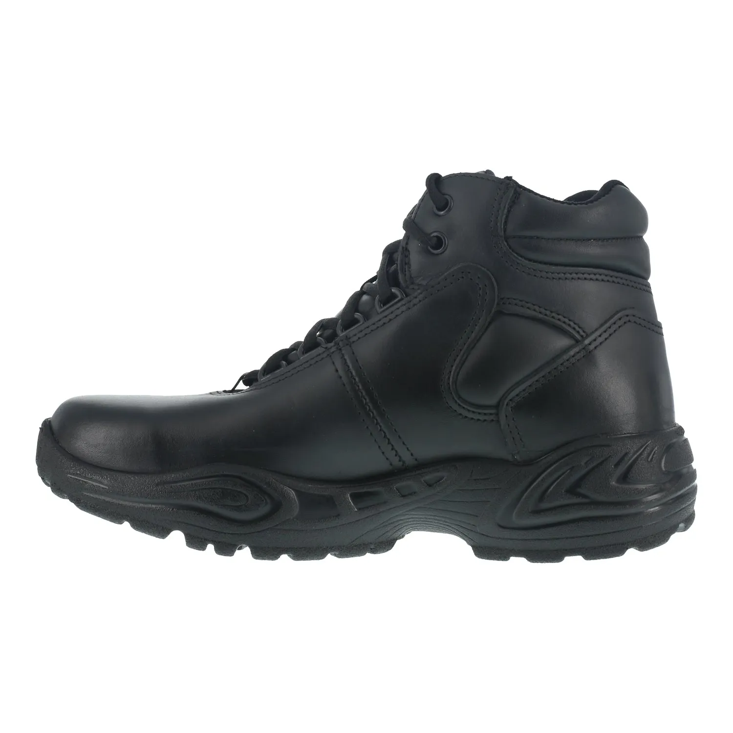 Reebok Men's Black Leather Chukka Work Boots for Postal Express Delivery