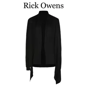 RICK OWENS Casual Wool Long Sleeves Office Style