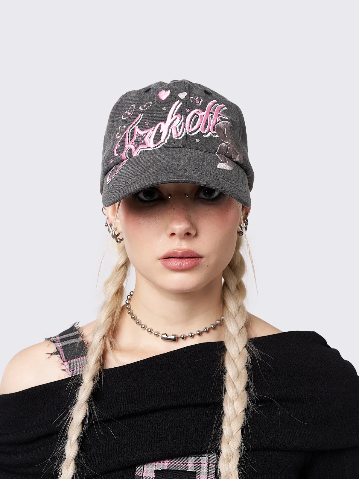 Rhinestones Baseball Cap - Sassy Sweetheart Design