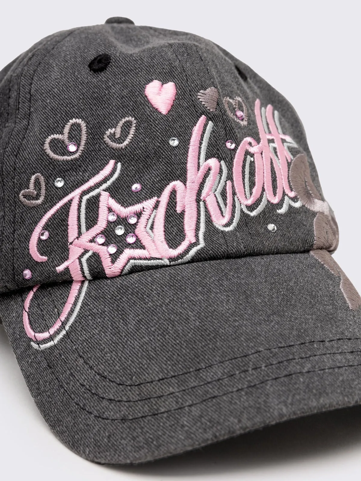 Rhinestones Baseball Cap - Sassy Sweetheart Design