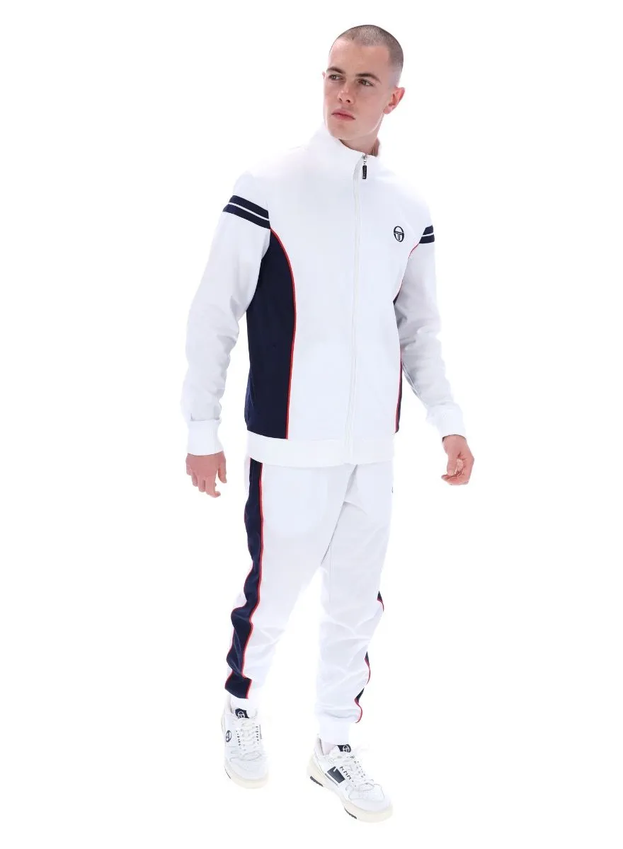 White Track Jacket Fjord Sergio Tacchini