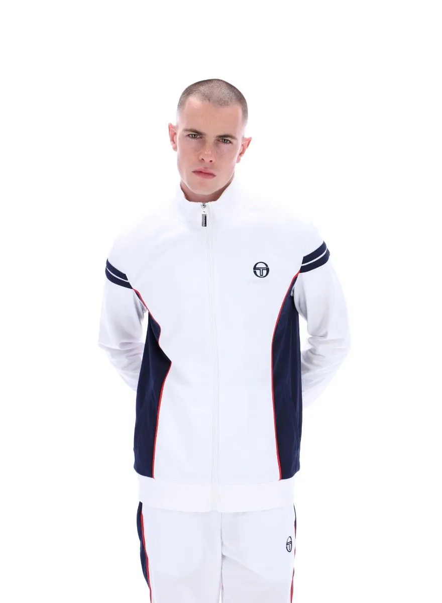 White Track Jacket Fjord Sergio Tacchini