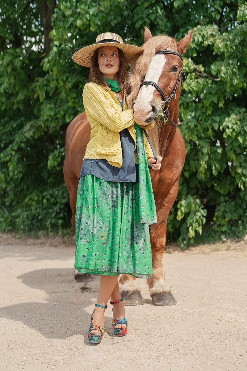 Silk Meadow Cotton Scarf