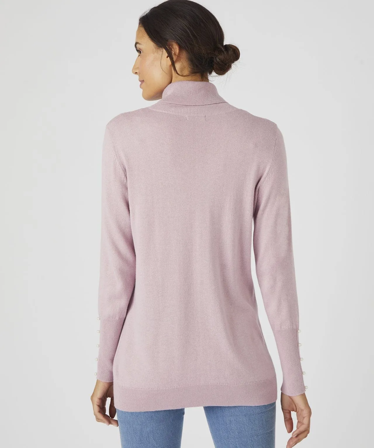 Soft Buttoned Skin Sweater