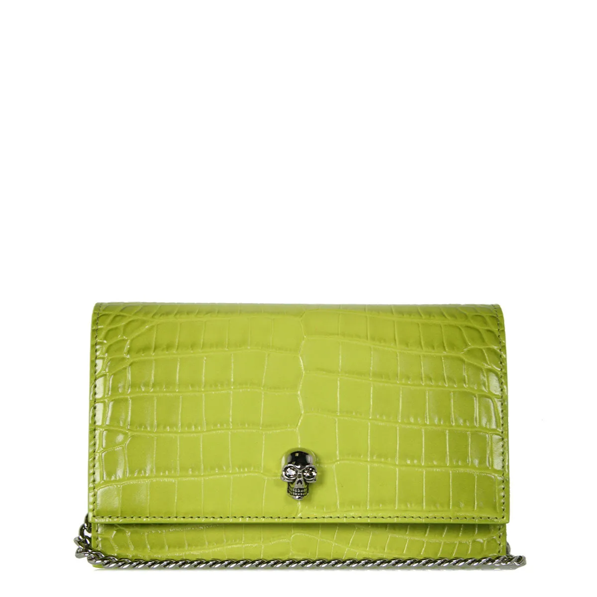 Skull Mini Bag Croc Degrade, Lichen - Shop Now