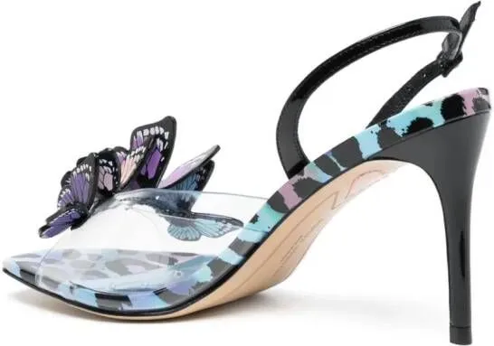 Sophia Webster Vanessa 95mm Butterfly Detail Sandals Multicolour